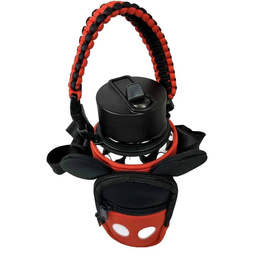 Disney Mickey Mouse 32oz Stainless Steel Water Bottle With Carrier Strap New